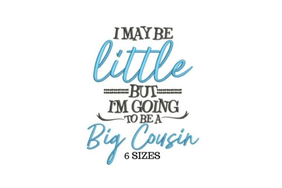 Little Cousin Embroidery Design