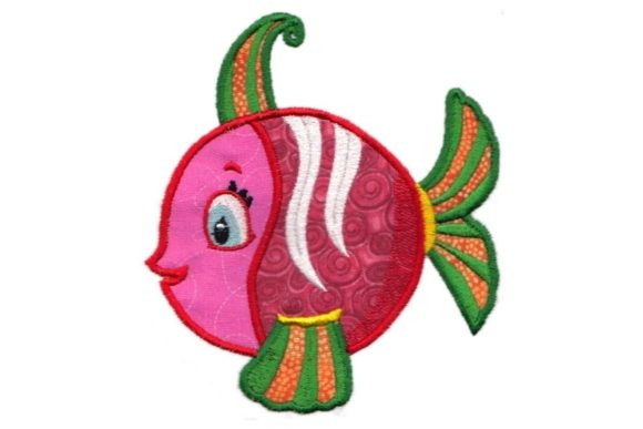Pink and Red Tropical Fish: A Bold Craft Fair Winner