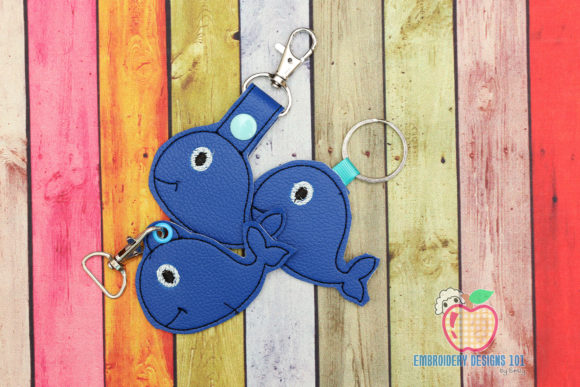 Review: Cute Blue Whale Keyfob Keychain ITH Design